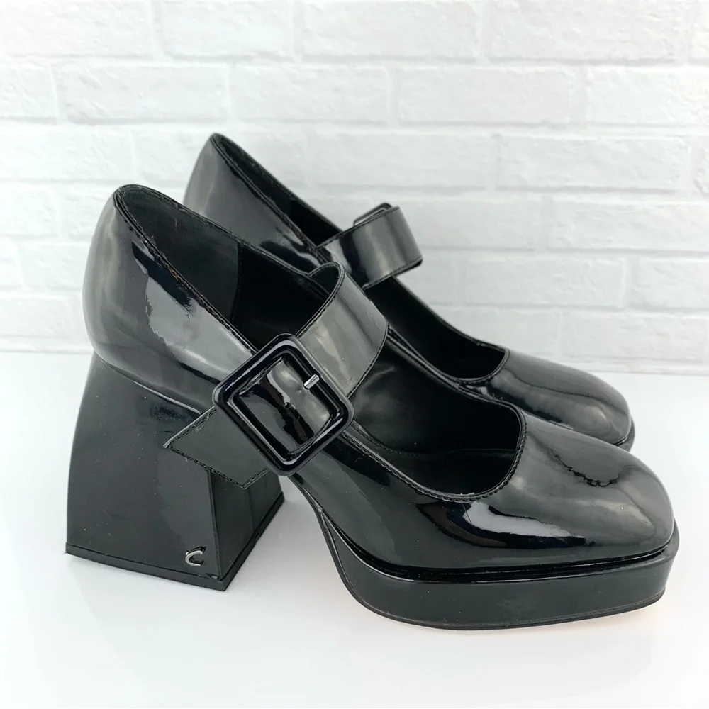 NEW! CIRCUS NY BY SAM EDELMAN Khiara Platform Mary Jane Pumps Heels Size 7.5